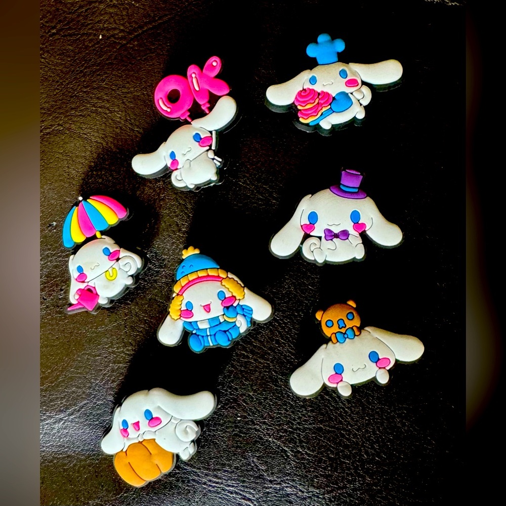 Cinnamoroll Jibbitz Inspired Hello Kitty & Friends Shoe Charms Croc 7 Designs
